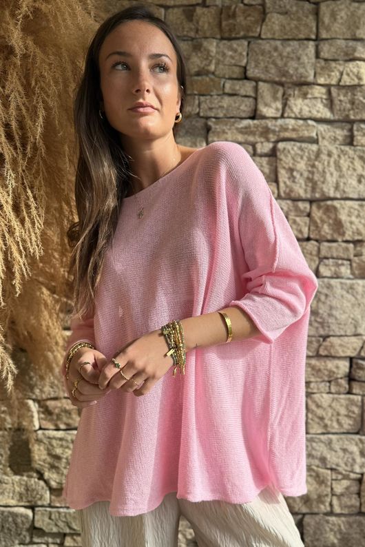 Conrad Slouch Cotton Knit Sugar